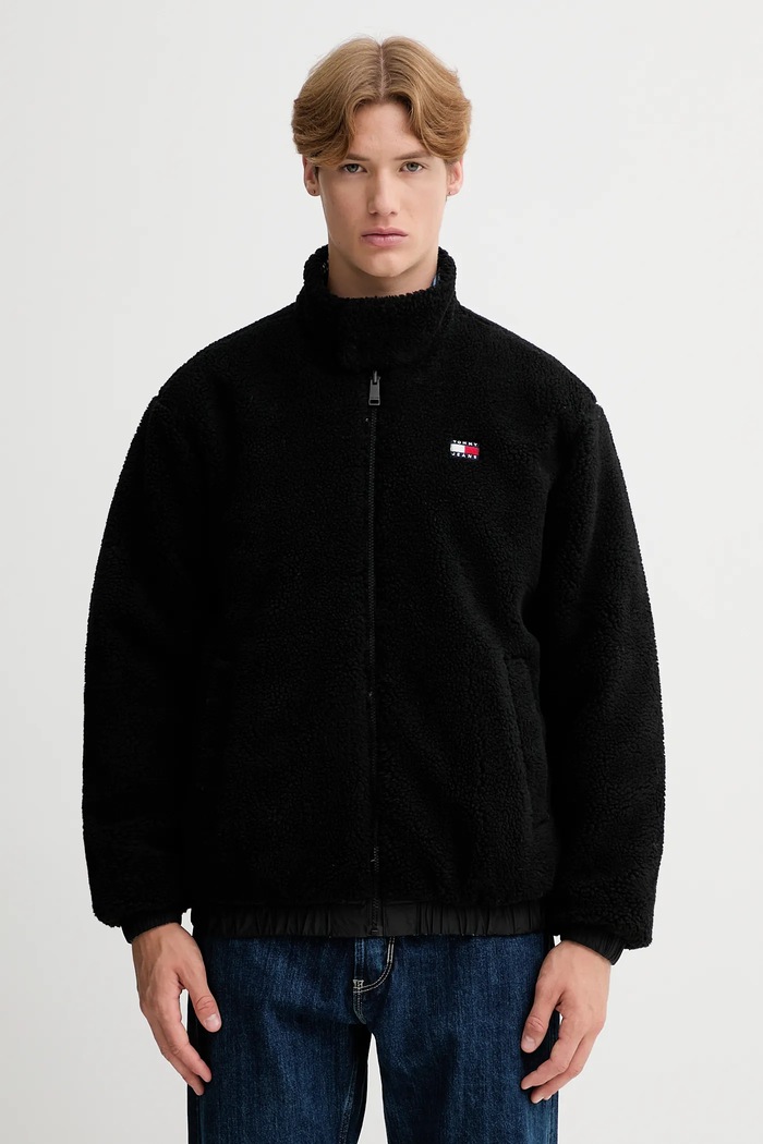 Μπουφάν δυο όψεων Tommy Jeans DM0DM22064 μπλε AW25