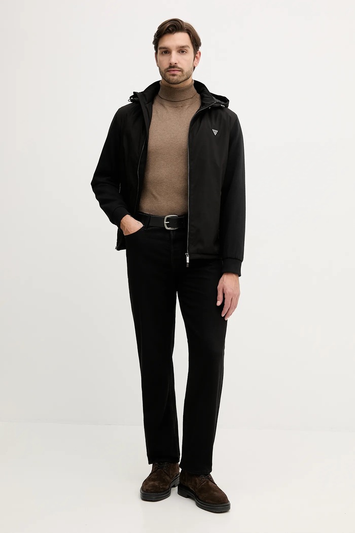 Bunda Guess M4YL27.WEDJ0 čierna SS26