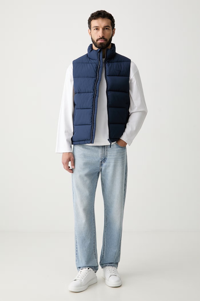 Guess vestă pentru bărbați ROHAN Z5YL08.WGTN0 bleumarin AW25