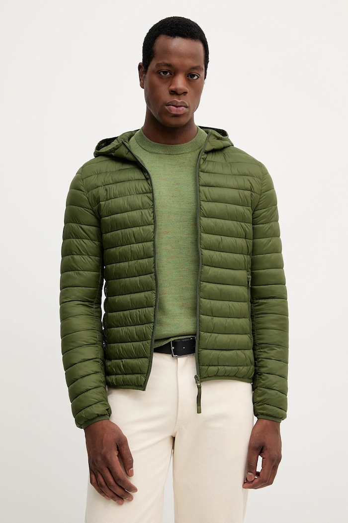 United Colors of Benetton giacca da uomo foderato verde 2TWDUN06I