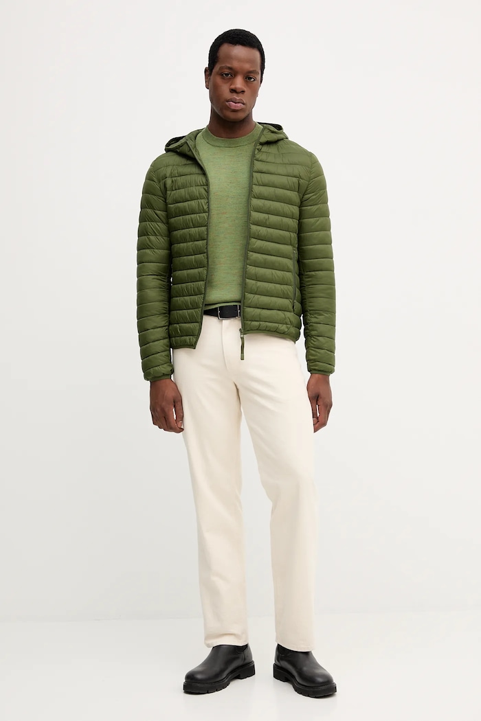 United Colors of Benetton giacca da uomo 2TWDUN06I verde SS26