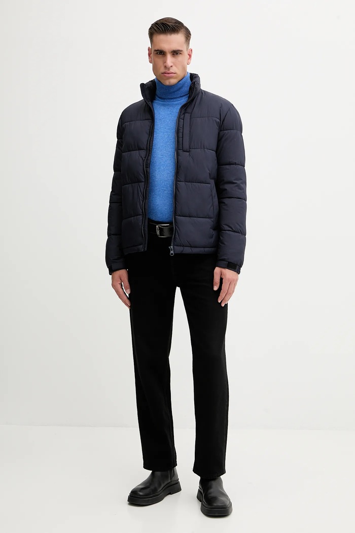 Bunda United Colors of Benetton 2NBPUN06J tmavomodrá AW25
