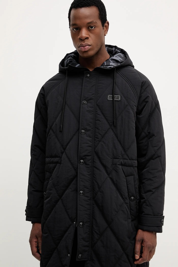 Versace Jeans Couture rövid kabát 79GASD12.CQ12D fekete