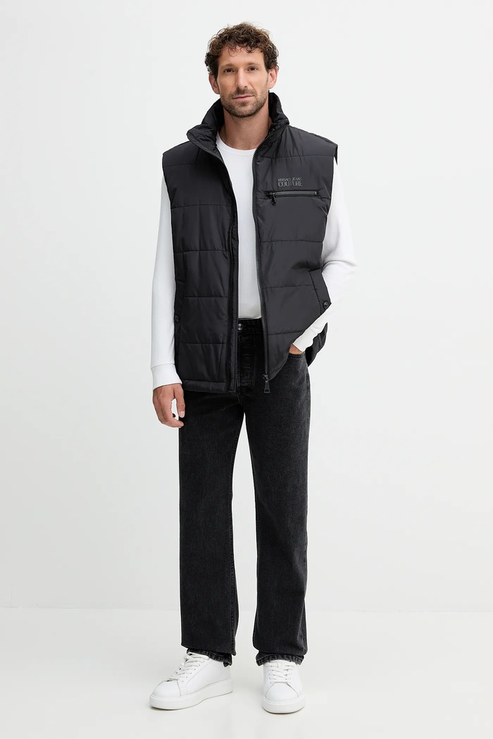Vesta Versace Jeans Couture 79GAPD21.CQ22D černá AW25