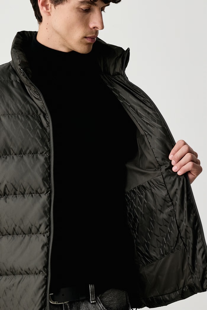 Kurtka puchowa męska Armani Exchange zielony XM001580.AF16628