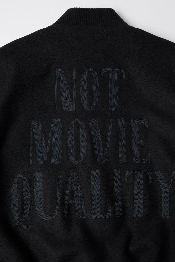 by Parra jachetă bomber din lână Not movie quality varsity 54365