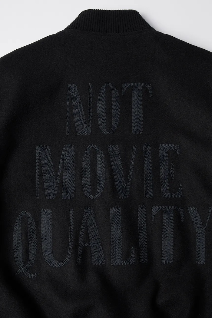 by Parra jachetă bomber din lână Not movie quality varsity 54365