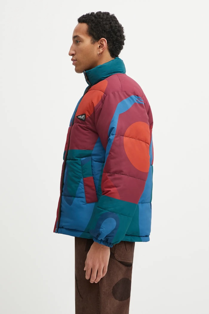 by Parra reversible jacket Protect the sun reversible puffer 54435 brown