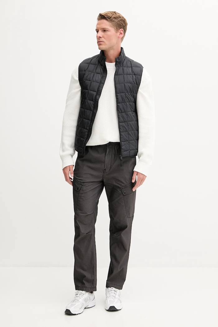 Dětská vesta Didriksons SAMUEL 505697 černá SS26