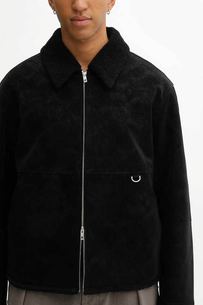 Μπουφάν Represent Shearling Jacket μαύρο MLM100132