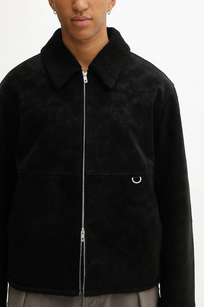 Μπουφάν Represent Shearling Jacket μαύρο MLM100132