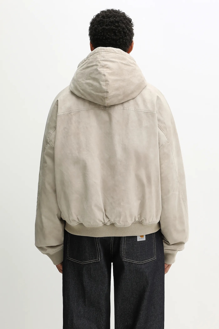 Ρούχα Μπουφάν Represent Hooded Bomber (Washed) MLM100127 μπεζ