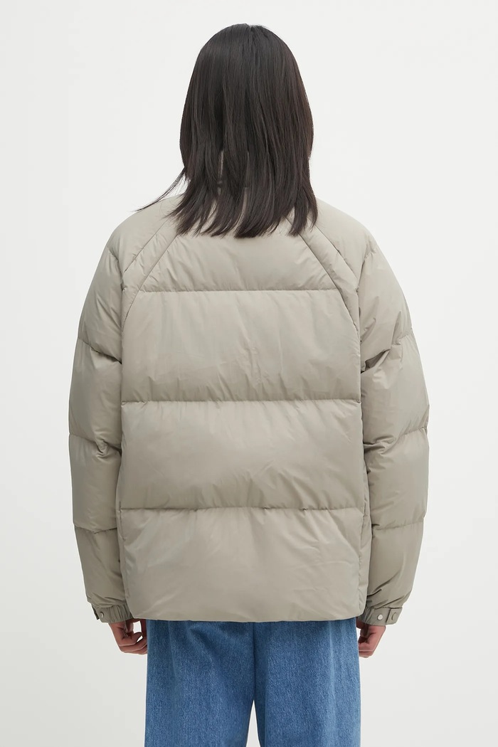 Ρούχα Μπουφάν με επένδυση από πούπουλα Represent Funnel Neck Puffer MLM11484 μπεζ