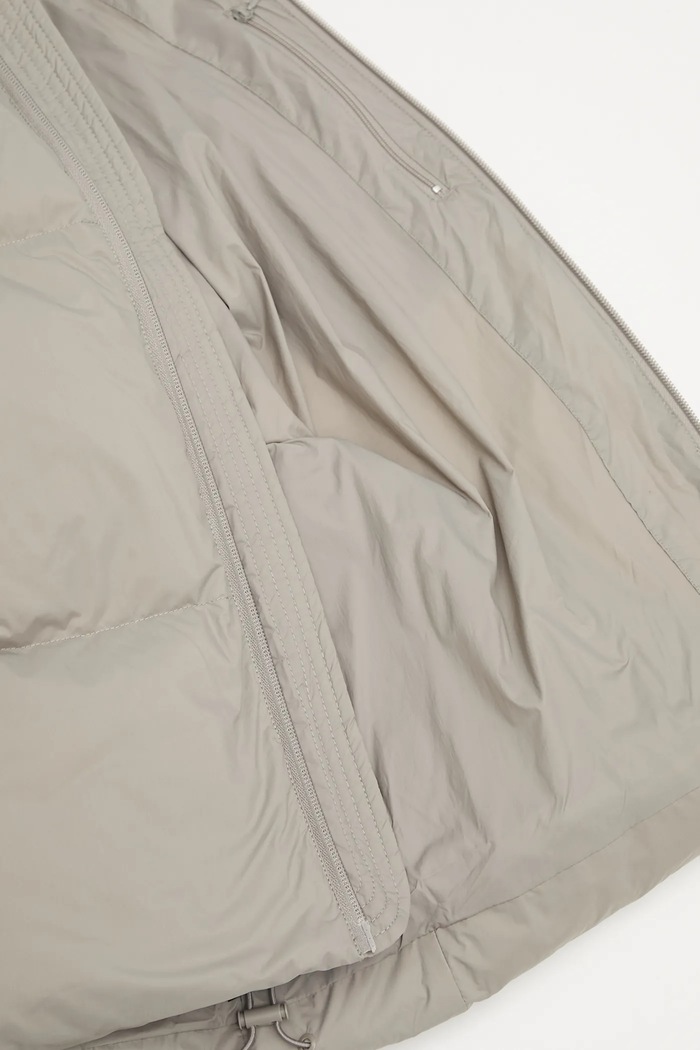 Μπουφάν με επένδυση από πούπουλα Represent Funnel Neck Puffer MLM11484 μπεζ