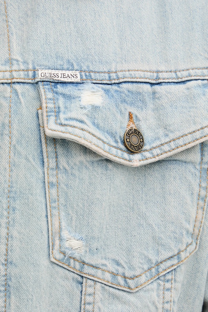 Rifľová bunda Guess Jeans M5YN38.D5M5A modrá