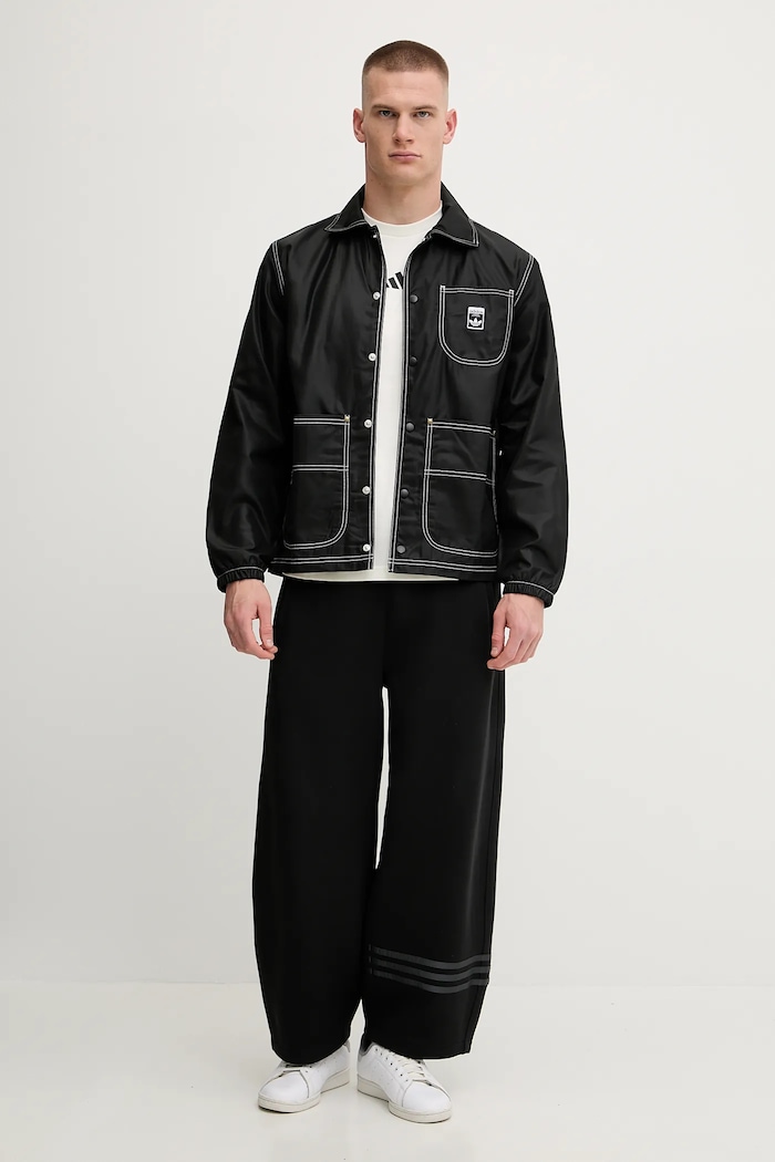 adidas Originals kurtka Graphic Reg Jkt JW0174 czarny AW25