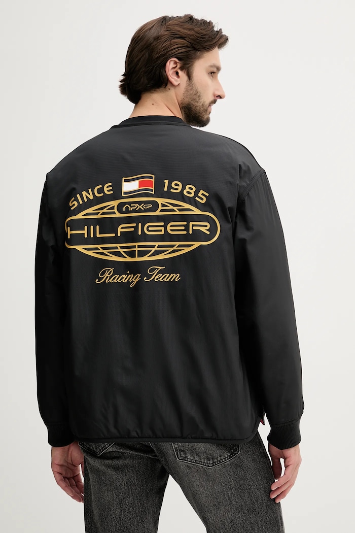 Oboustranná bunda Tommy Hilfiger x F1 THE MOVIE červená MW0MW41369
