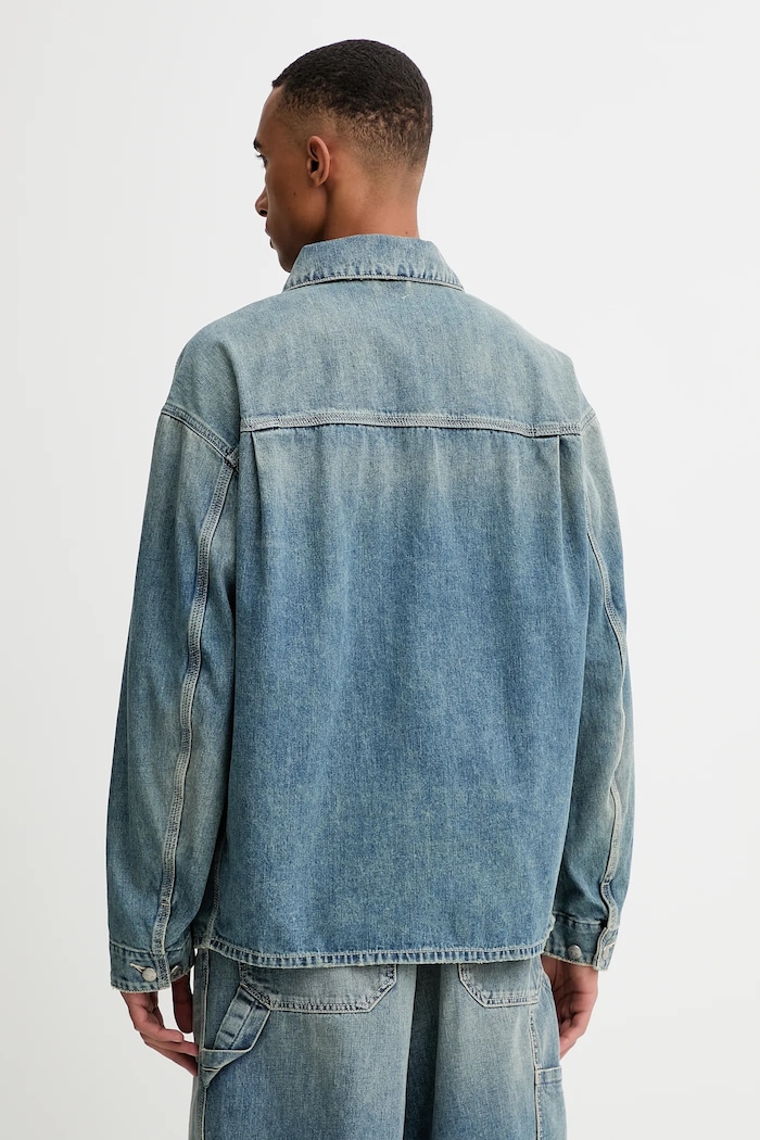 Ρούχα Τζιν μπουφάν Diesel D-STACK-U JACKET A19260.068SK μπλε