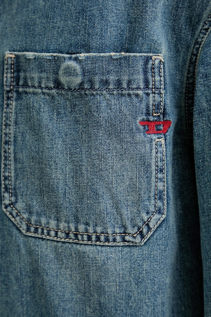 Τζιν μπουφάν Diesel D-STACK-U JACKET A19260.068SK μπλε