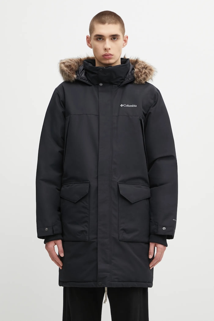 Columbia giacca Cape Ridge Parka isolamento in piuma nero 2134152