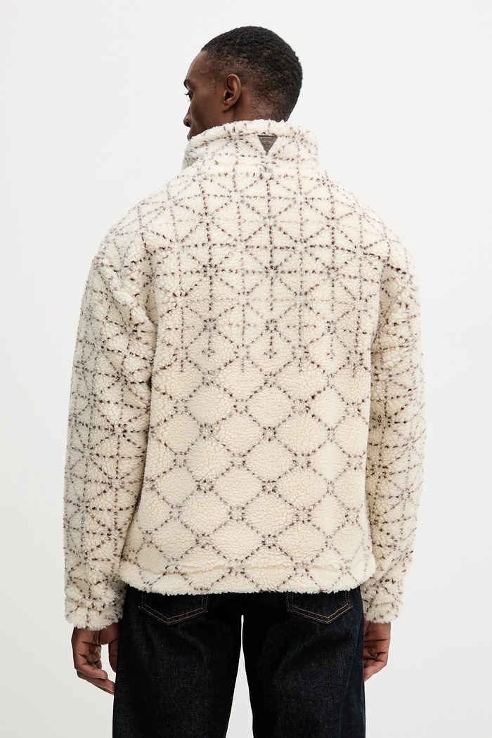 Îmbrăcăminte Guess hanorac fleece SOLDIER M5BL22.K9GV2 bej
