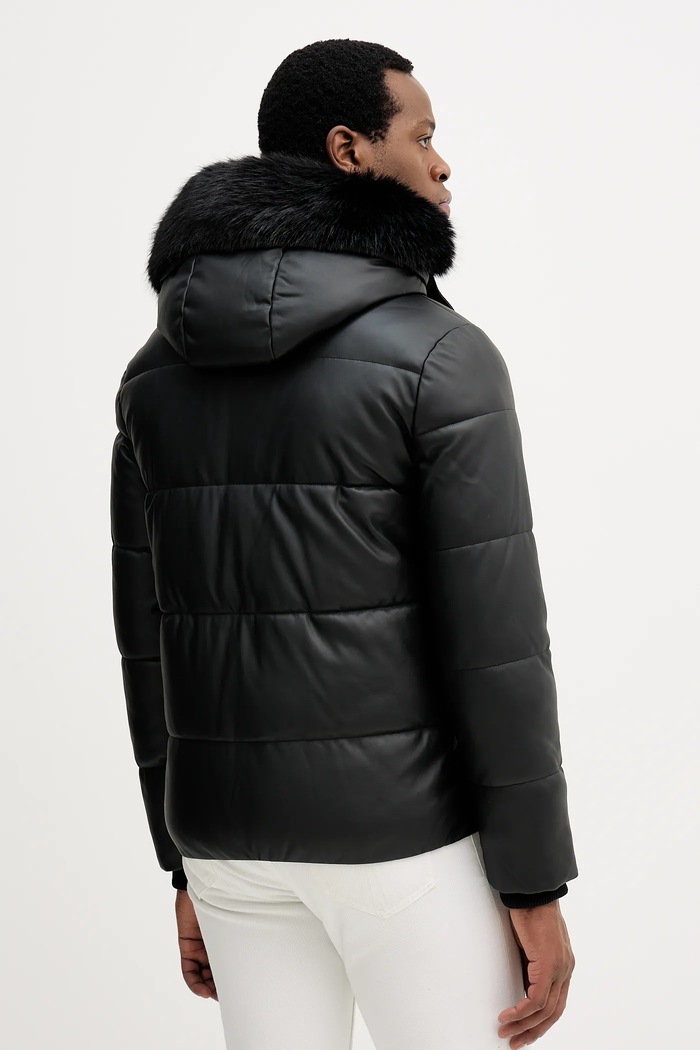 Îmbrăcăminte Guess geacă M5BL2F.W1050 negru