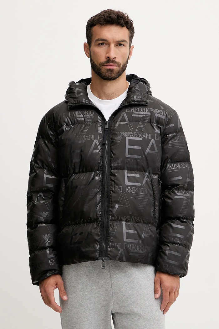 Bunda EA7 Emporio Armani s podšívkou černá AF15969.7M000697
