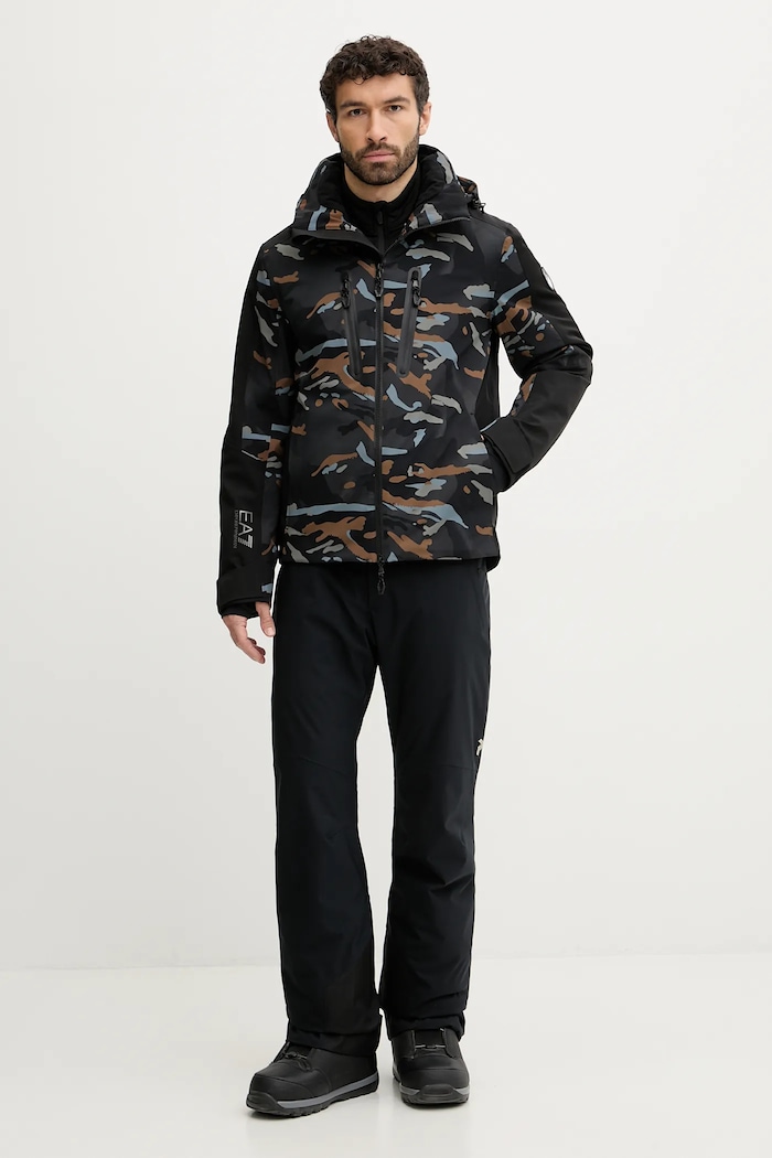 Skijaška jakna EA7 Emporio Armani AF13889.7M000461 crna AW25