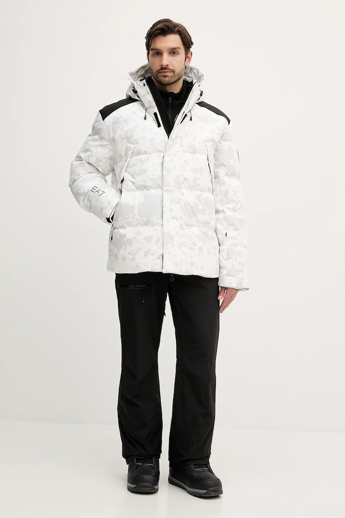 EA7 Emporio Armani kurtka narciarska puchowa AF15918.7M000452 biały AW25