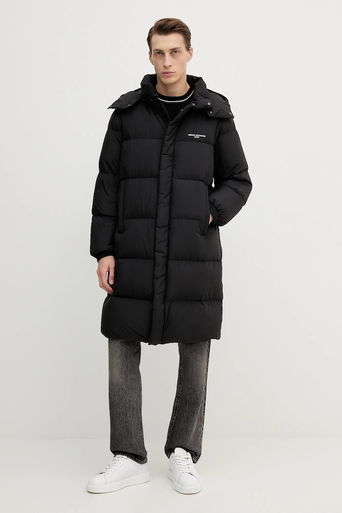 Armani Exchange geacă de puf cu captuseala negru XM001846.AF16340