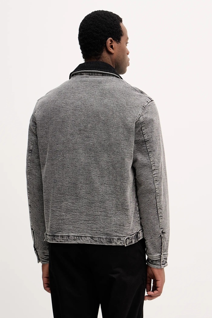 Îmbrăcăminte Armani Exchange geacă jeans XM001918.AF18827 gri
