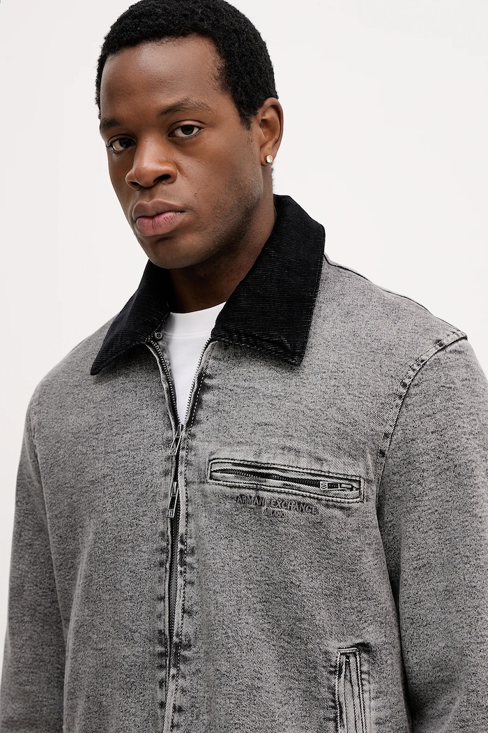 Armani Exchange geacă jeans gri XM001918.AF18827