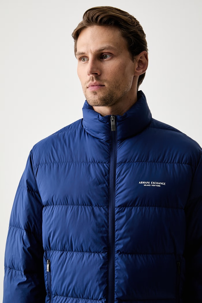 Kurtka puchowa męska Armani Exchange XM001575.AF16927 granatowy