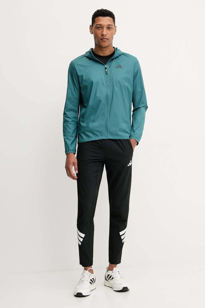 adidas Performance giacca antivento Own The Run KC2203 turchese AW25
