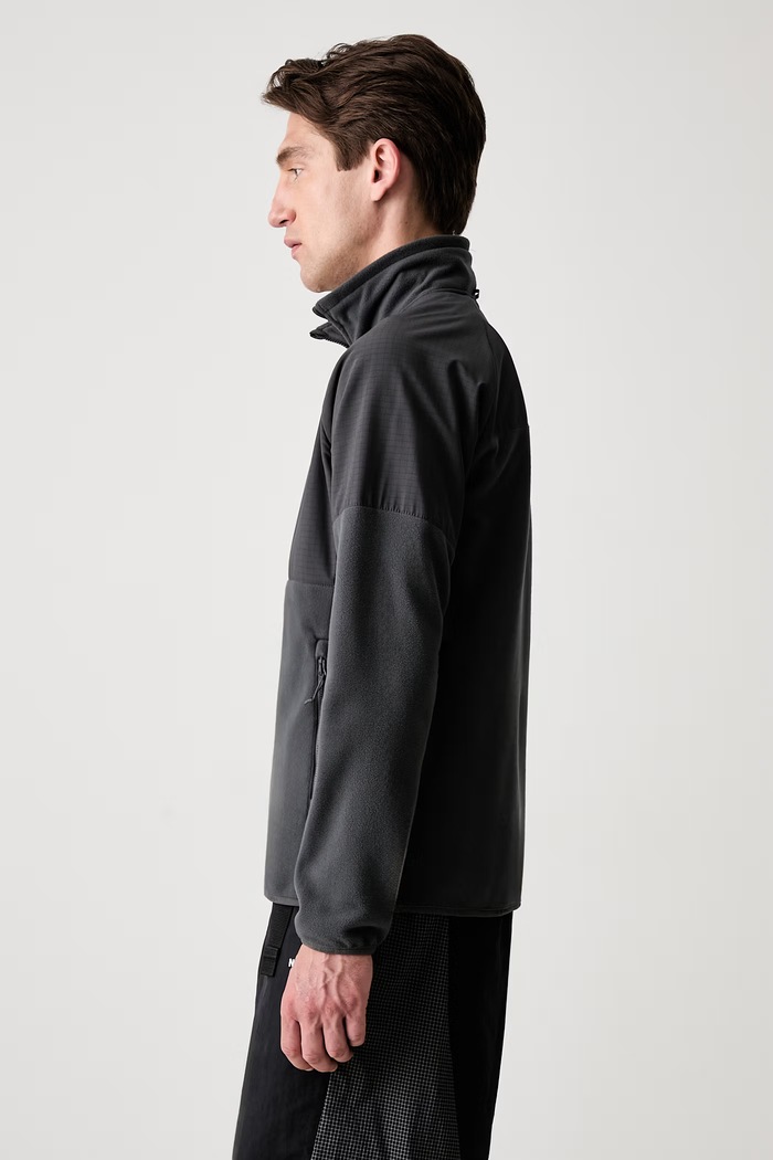 The North Face Glacier Heavyweight sportska dukserica s flisom NF0A89JGU8M1 siva SS26