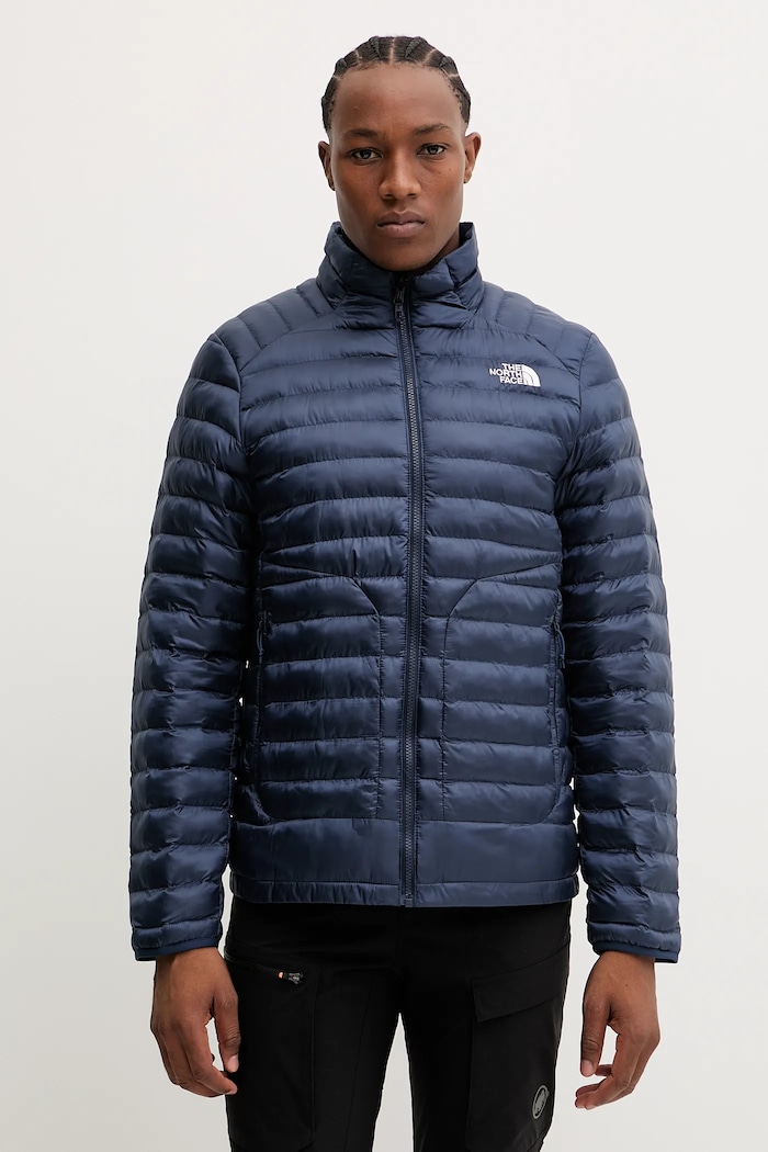 Turistická bunda The North Face Huila jemné zateplenie tmavomodrá NF0A85AE8K21