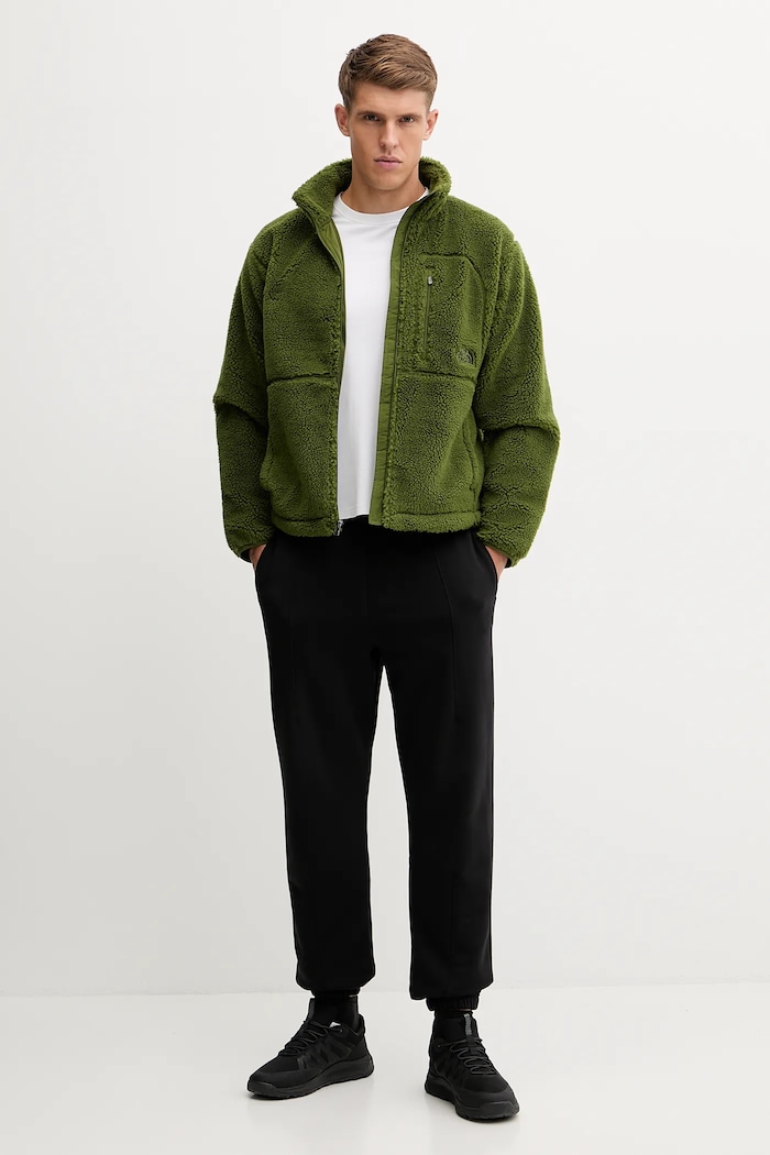 The North Face bluză Extreme Pile 2 Fz Jacket NF0A88Y5BRI1 verde AW25