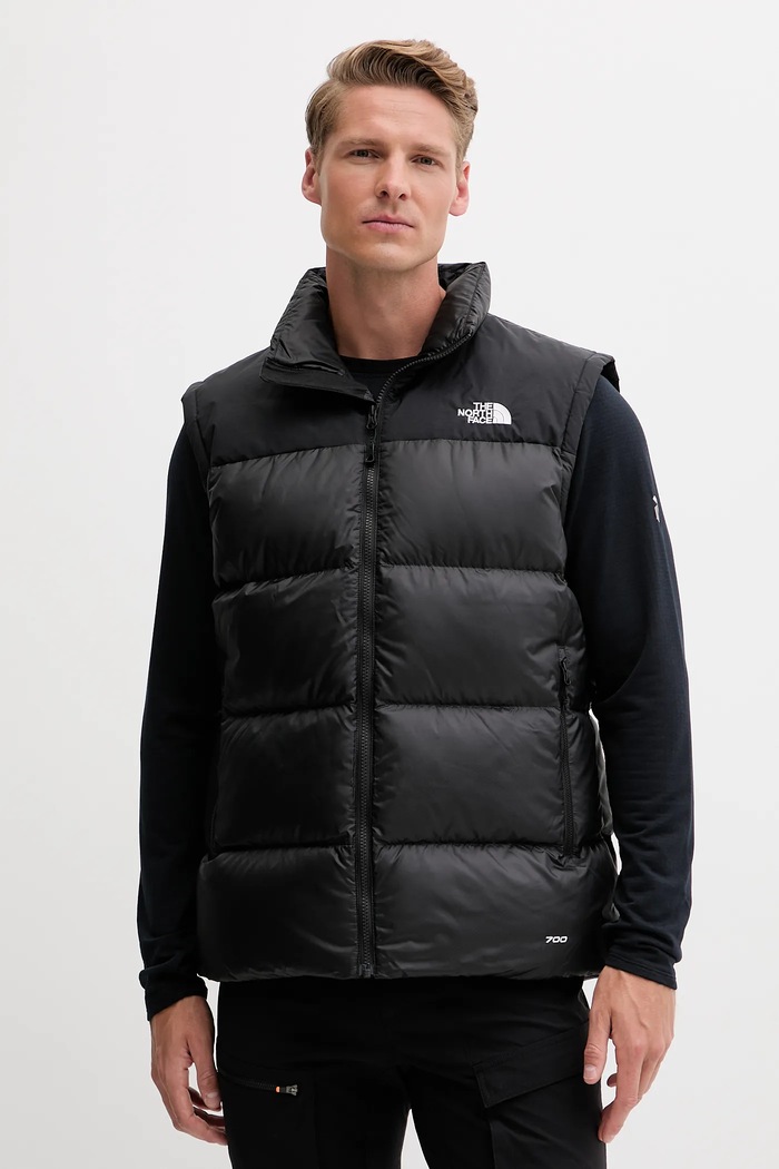 The North Face bezrękawnik sportowy puchowy Diablo Down 2.0 bez kaptura czarny NF0A8994GOC1