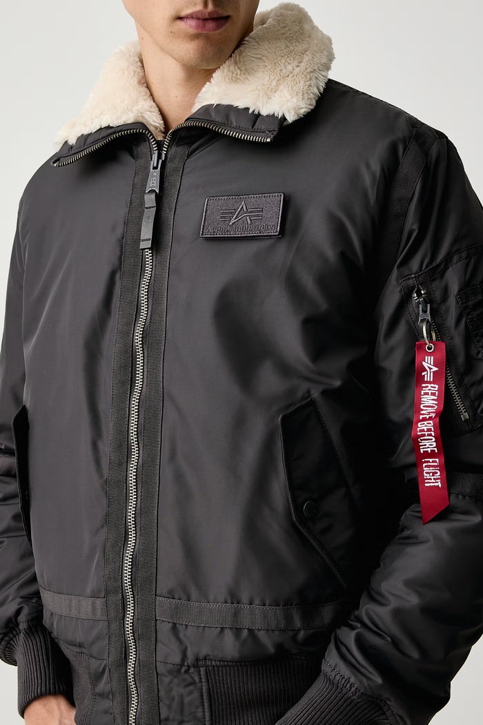 Prijelazna jakna za muškarce B-15 III TT Two Tone Bomber Alpha Industries 198122.684 siva