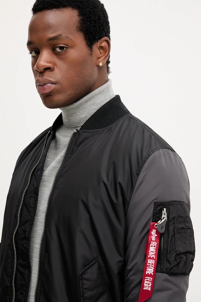 Bunda Alpha Industries čierna 258120.03