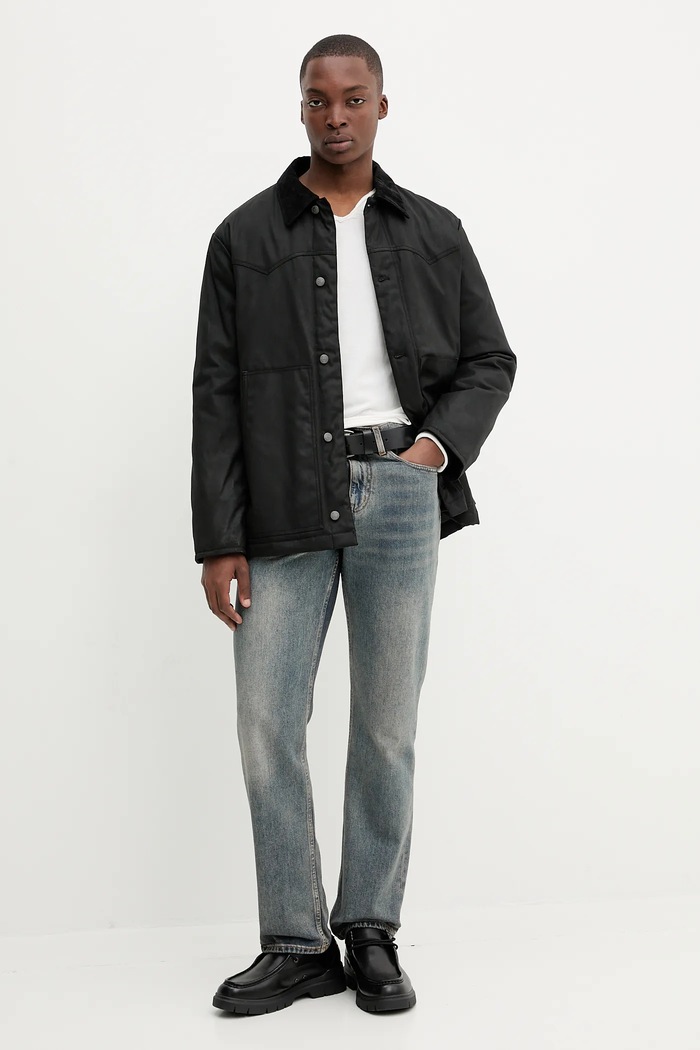 ZADIG&VOLTAIRE pamut kabát WMOW01406 fekete AW25