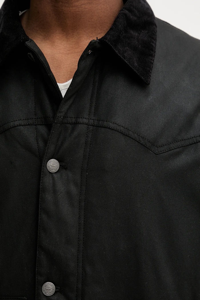 ZADIG&VOLTAIRE pamut kabát WMOW01406 fekete