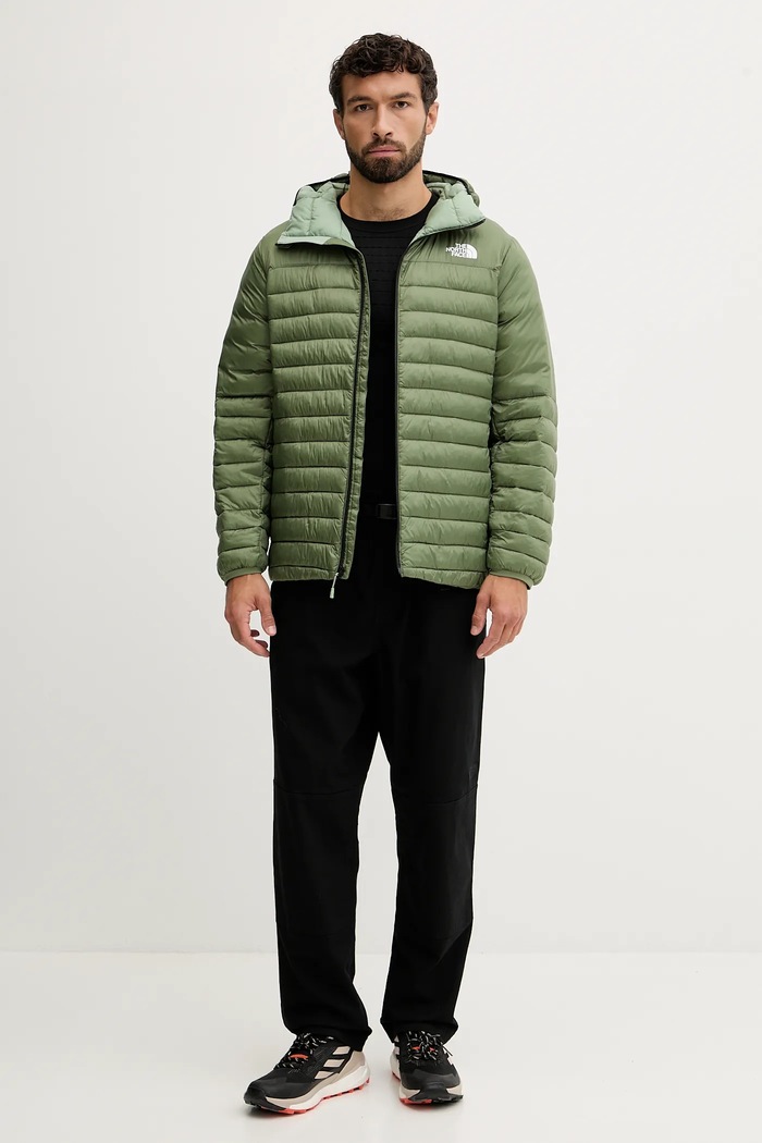 The North Face geacă OUTDOOR NF0A88TVBO91 verde AW25