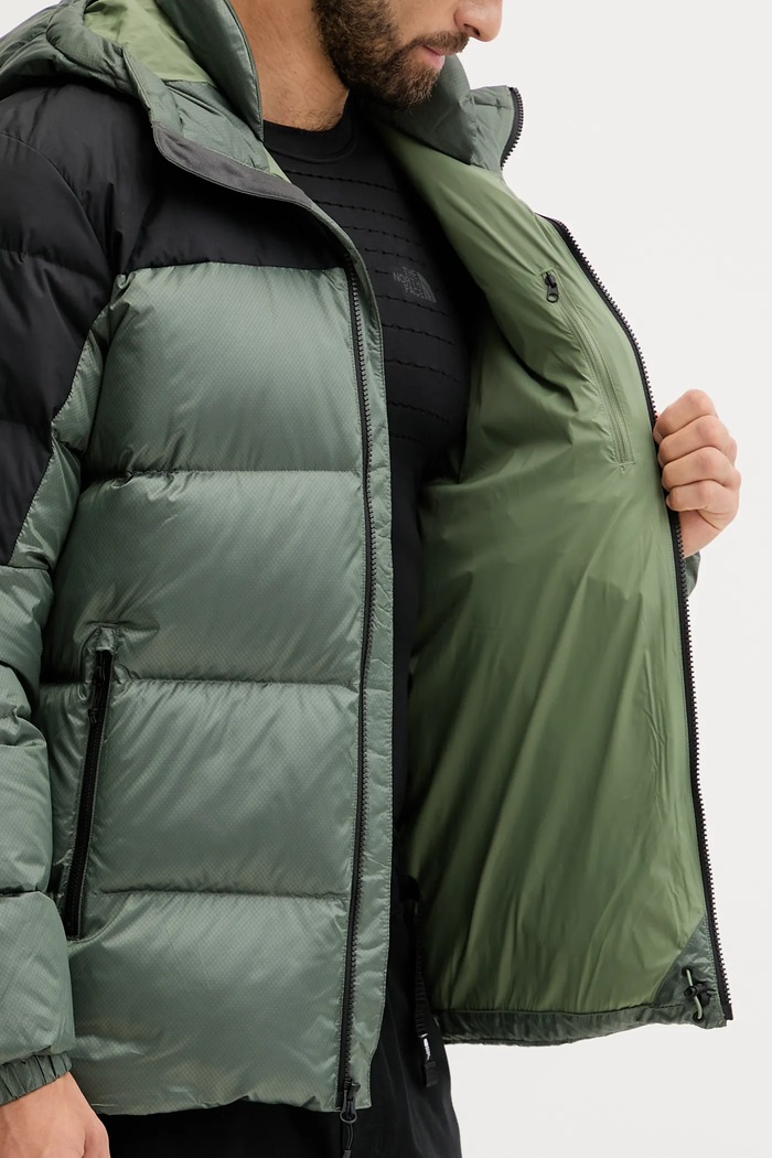 Пухено джинсово яке The North Face OUTDOOR NF0A8992EIH1