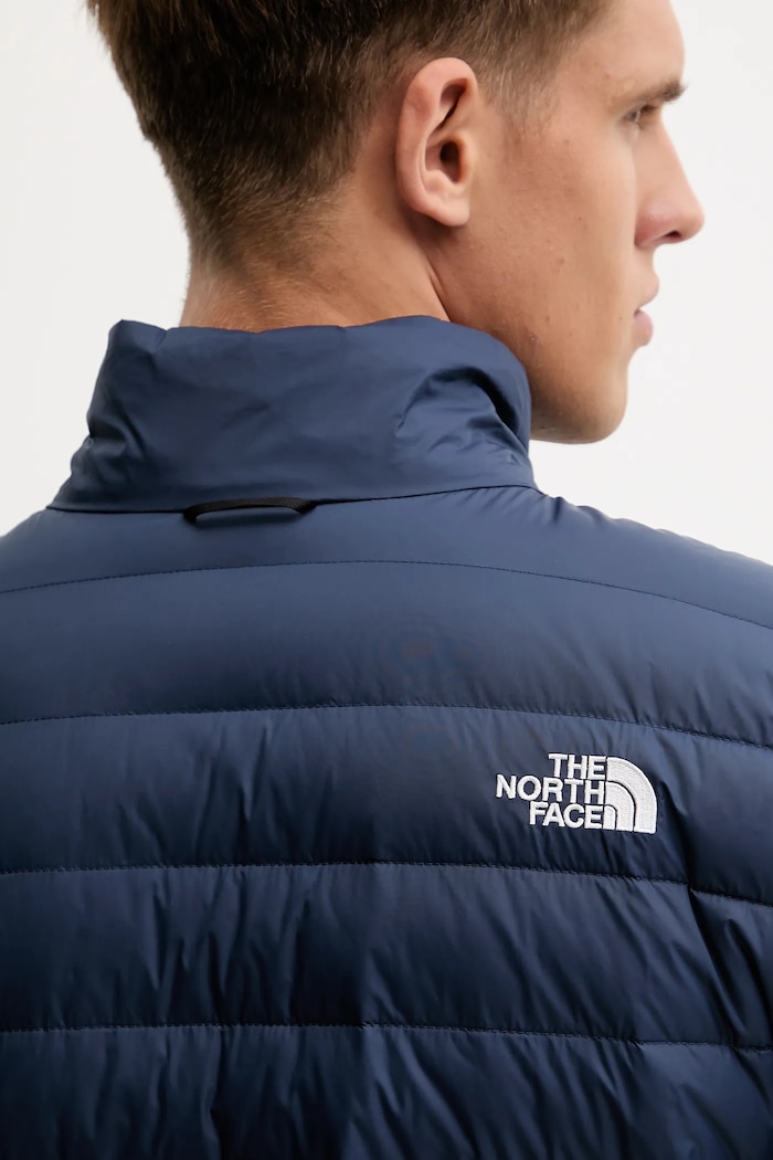 Páperová bunda The North Face Classic Down NF0A8D1U8K21 tmavomodrá