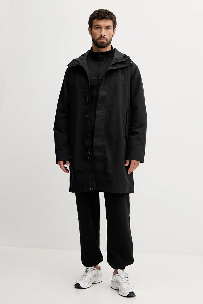The North Face kurtka przeciwdeszczowa Nukabira NF0A8DWCJK31 czarny SS26