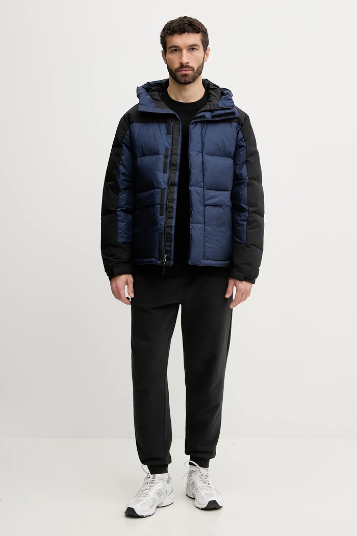 The North Face geacă de puf HMLYN Down NF0A4QYX92A1 bleumarin AW25