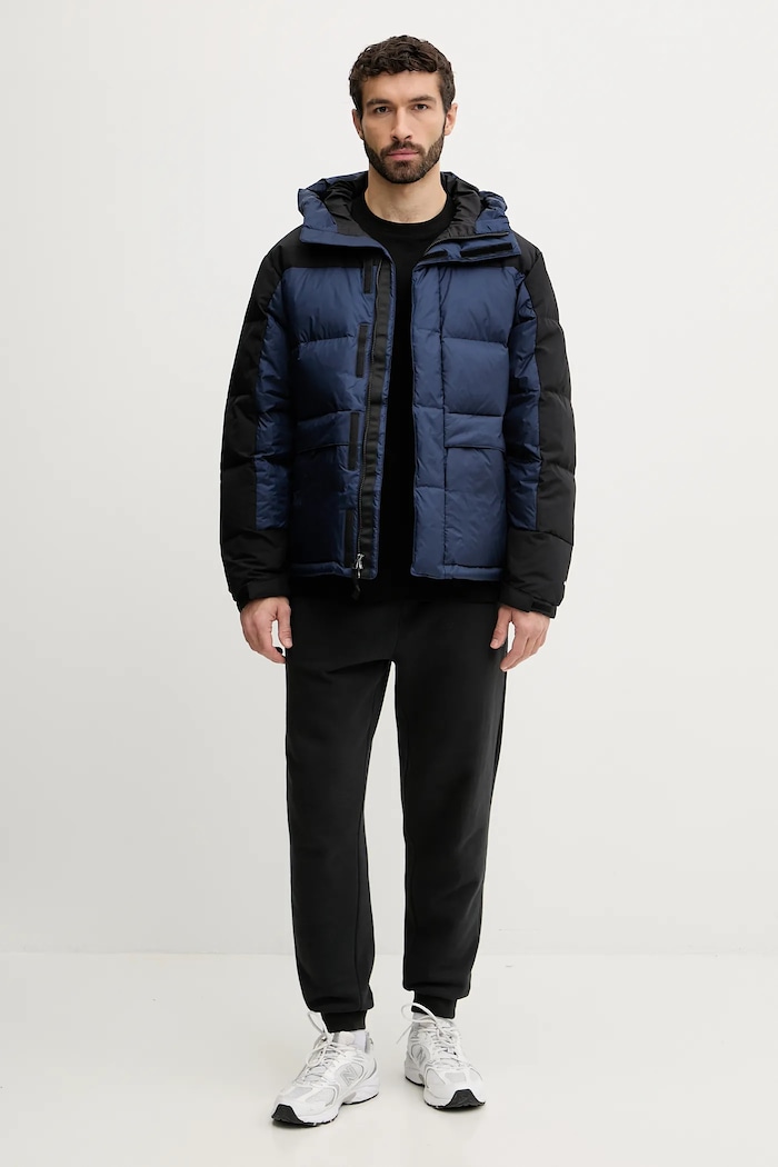 The North Face geacă de puf HMLYN Down NF0A4QYX92A1 bleumarin AW25
