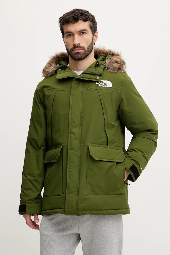 The North Face geacă de puf McMurdo cu captuseala verde NF0A5GJFBRI1