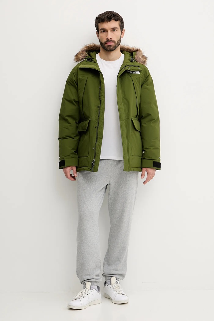 The North Face geacă de puf McMurdo NF0A5GJFBRI1 verde AW25